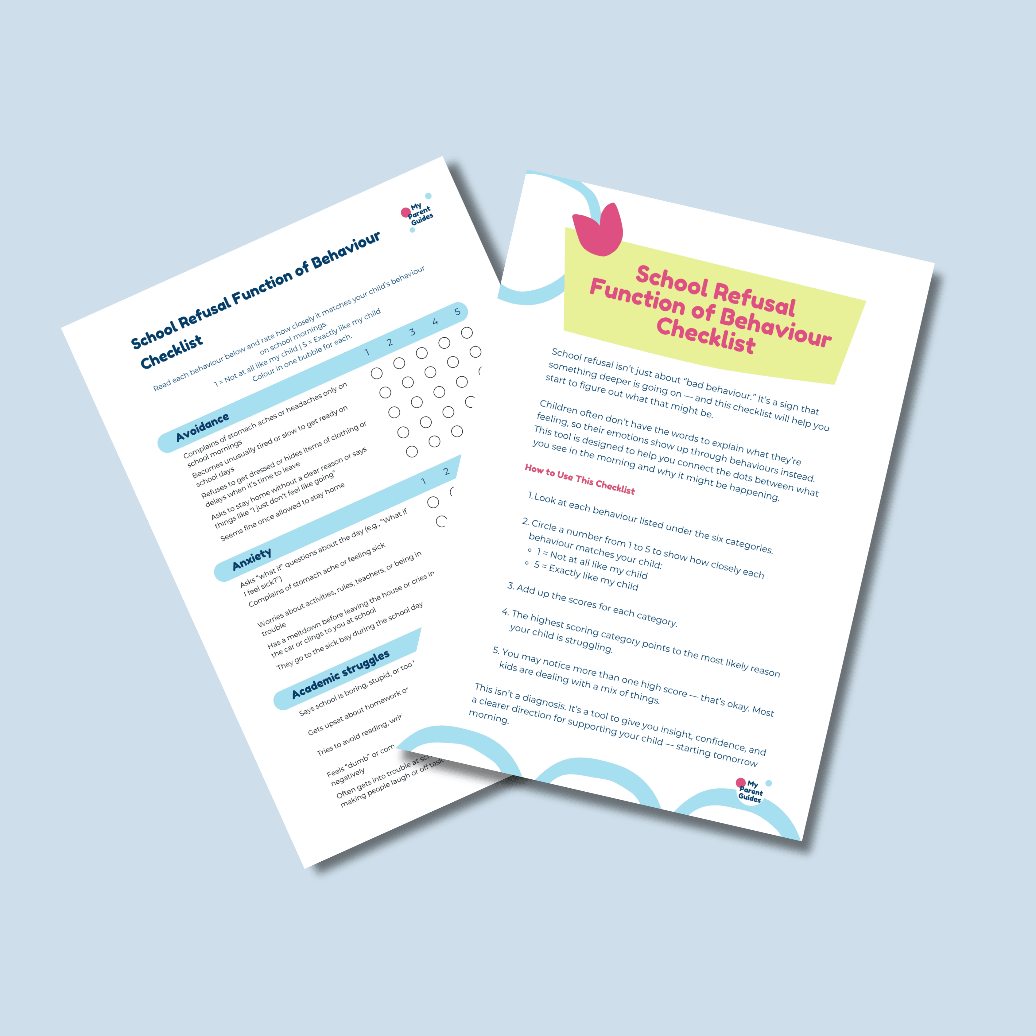 School Refusal Function of Behaviour Checklist